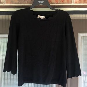 Philosophy scallop sweater